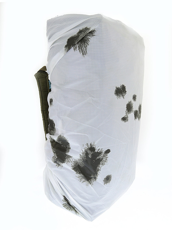 Захисний чохол для рюкзака Mil-Tec від 80л до 130л Білий Backpack cover Snow Camo (14060007-003-130)