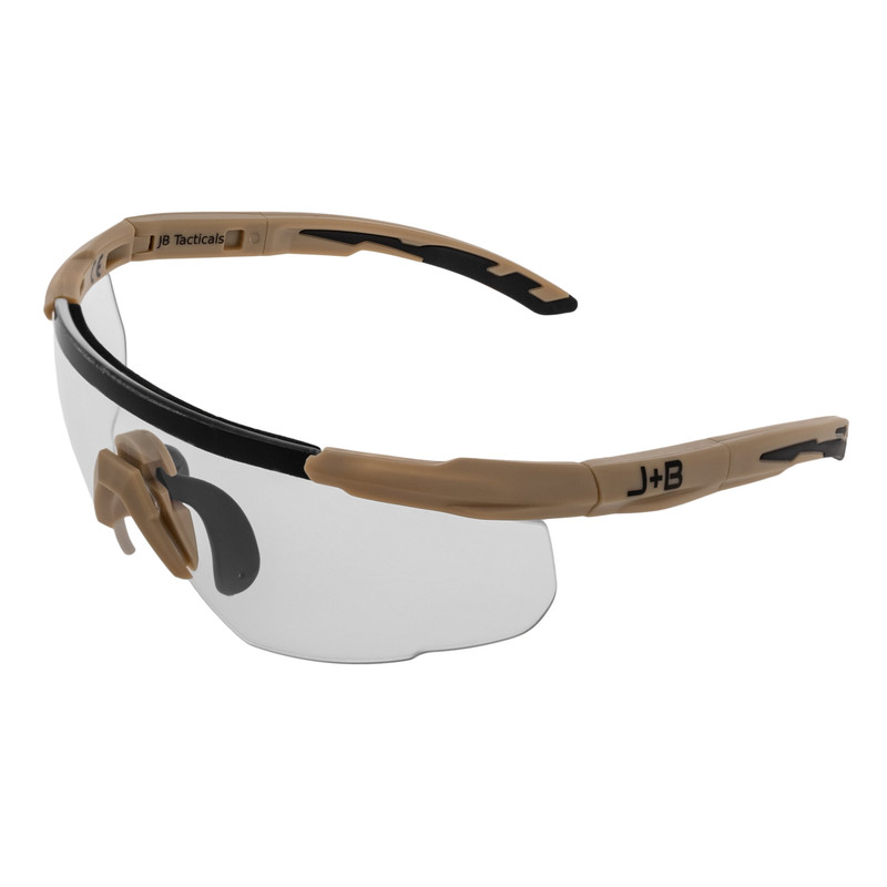 Окуляри стрілецькі JB Tacticals захисні Tactical Glasses Coyote (JB-GLS-0003-BRN)