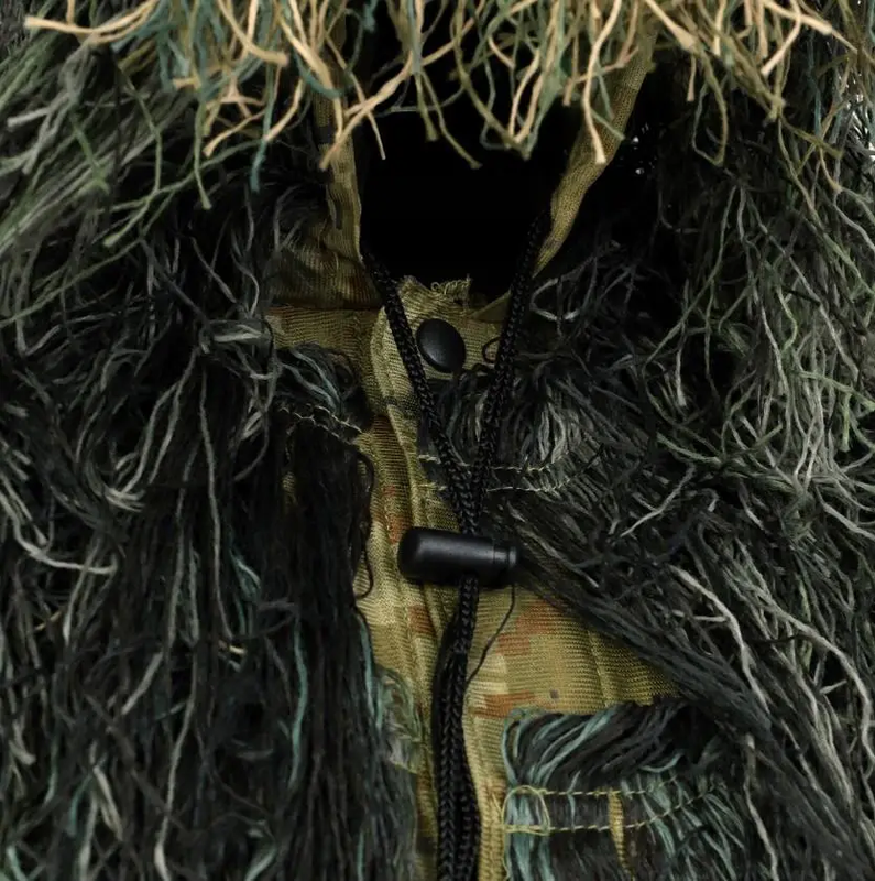 Костюм маскувальний Mil-Tec антипожежна кікімора Мультікам Камуфляж M/L GHILLIE PARKA ′ANTI FIRE′ PRO W/L (11962120-002-M-L) — фото 3
