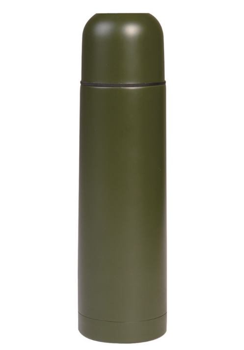 Термос 1 л Олива Mil-Tec VAKUUM THERMOSFLASCHE S/STEEL 1L OLIV (14532000-1000)