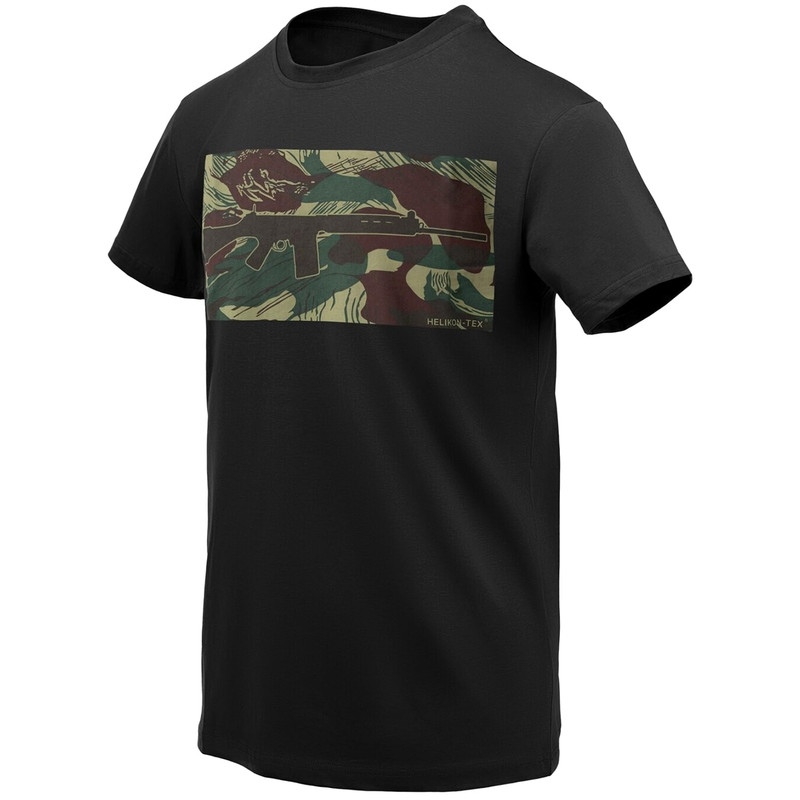 Футболка тактична Helikon-Tex T-Shirt XL Black Rhodesian Camo (TS-FNF-CO-011K-B06-XL)