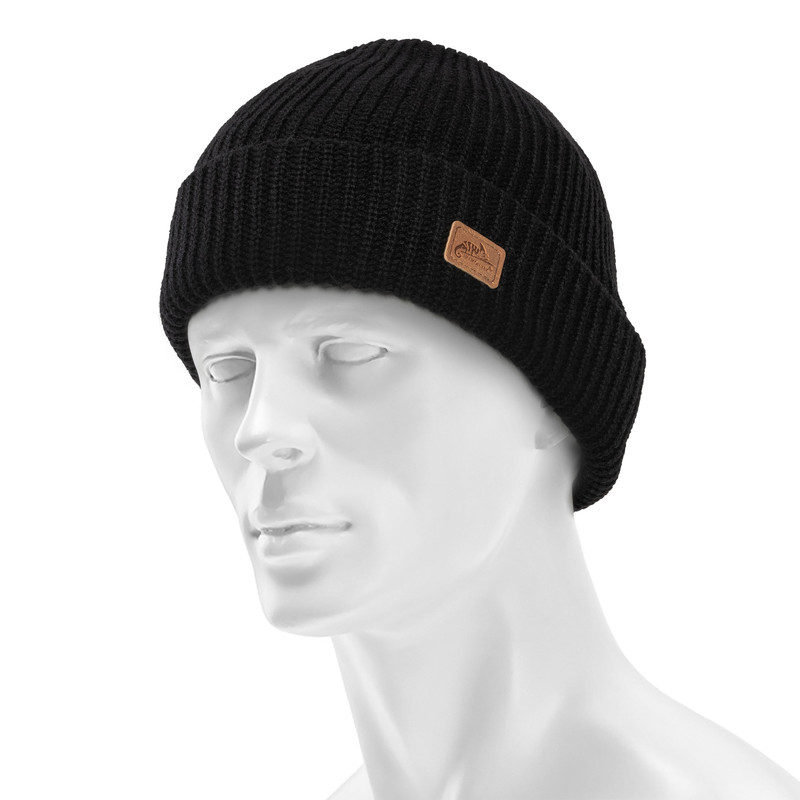 Шапка тактична Helikon-Tex утеплена Merino Wanderer Beanie One size Black (CZ-WND-MW-01)