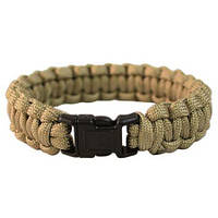 Браслет з Паракорду L 22мм Койот Mil-Tec PARA ARMBAND KST.-SCHLIESSE COYOTE (16370205-904-L)