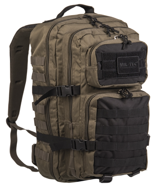 Рюкзак тактичний 36Л Зелений Mil-Tec US ASSAULT PACK LG 36Л RANGER GREEN/SCHWARZ (14002301-36)