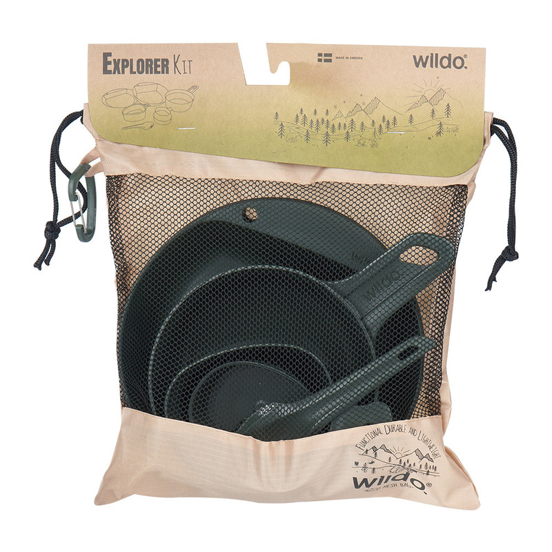 Набір посуду тактичний Wildo Олива EXPLORER KIT WILDO 6-TLG.KST.OLIV (14673201)66221(2121)