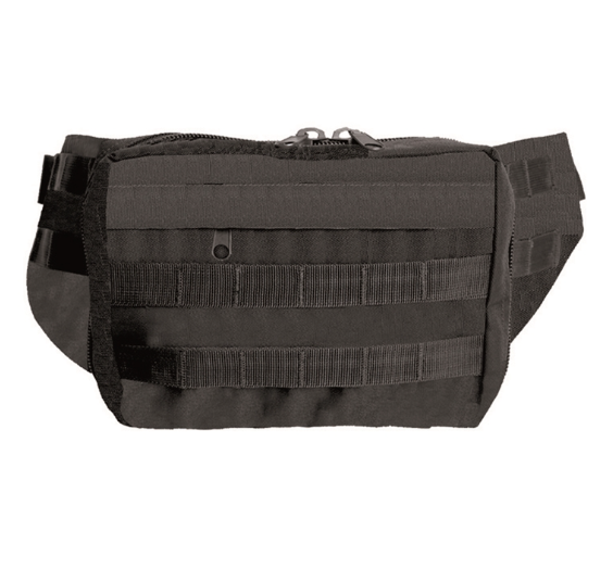 Сумка поясна з вбудованою кобурою тактична чорна Mil-Tec PISTOLEN HIP BAG SCHWARZ (16149002)