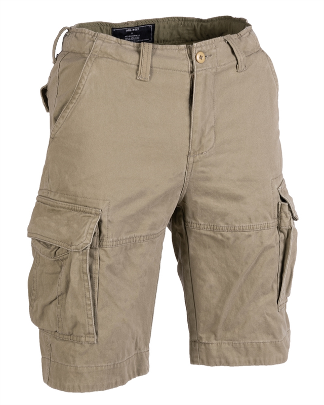 Шорти тактичні армійські MIL-TEC Vintage Shorts Prewash Olive XXXL (11404101-907-XXXL)