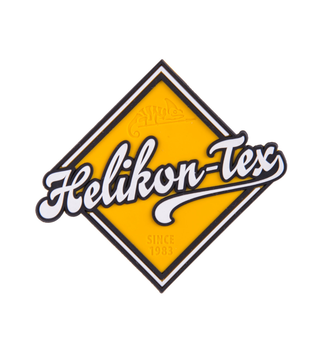 Шеврон тактичний Helikon-tex Жовтий Road Sign Patch - PVC - Yellow (OD-HRS-RB-26)