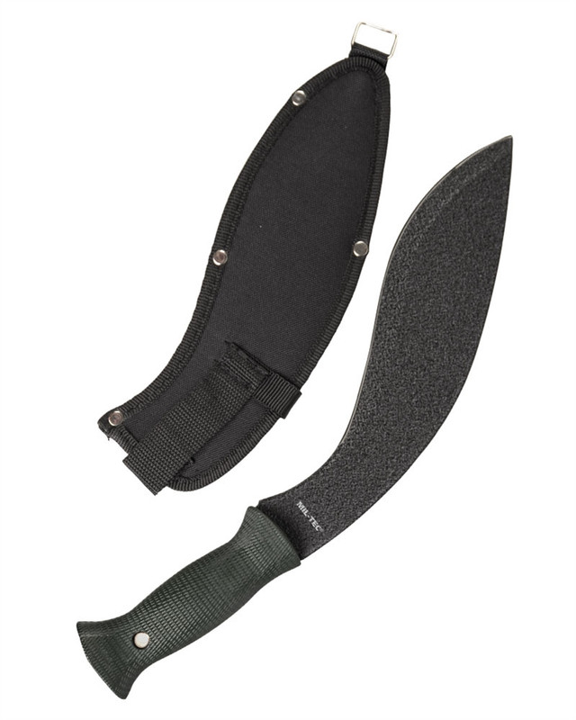 Мачете боло 37,5СМ Mil-Tec Кукрі Для полювання Нержавіюча сталь Чорний MACHETE KUKRI M.SCHEIDE (15534000)