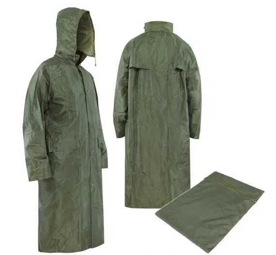 Дощовик тактичний Mil-Tec непромокний антидощ Regenmantel 2XL Olive (10625201-906-XXL)