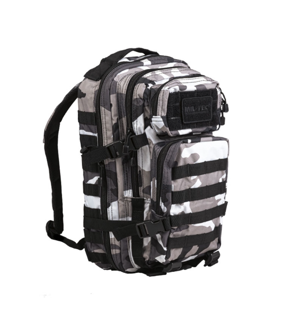 Рюкзак тактичний 20Л Чорно-білий Mil-Tec US ASSAULT PACK SM URBAN (14002022-20)