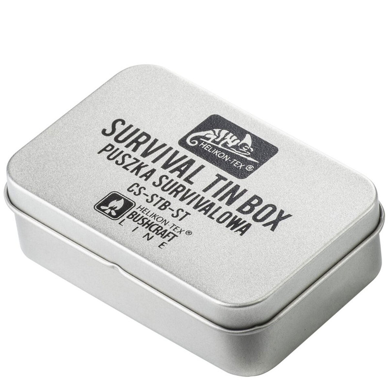 Контейнер тактичний Helikon-Tex сталевий Survival Tin Box (CS-STB-ST-15)