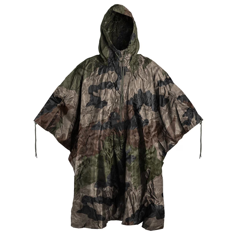 Пончо тактичне Mil-Tec One size Плащ-палатка RipStop 780GR. CCE Camo (10630024)