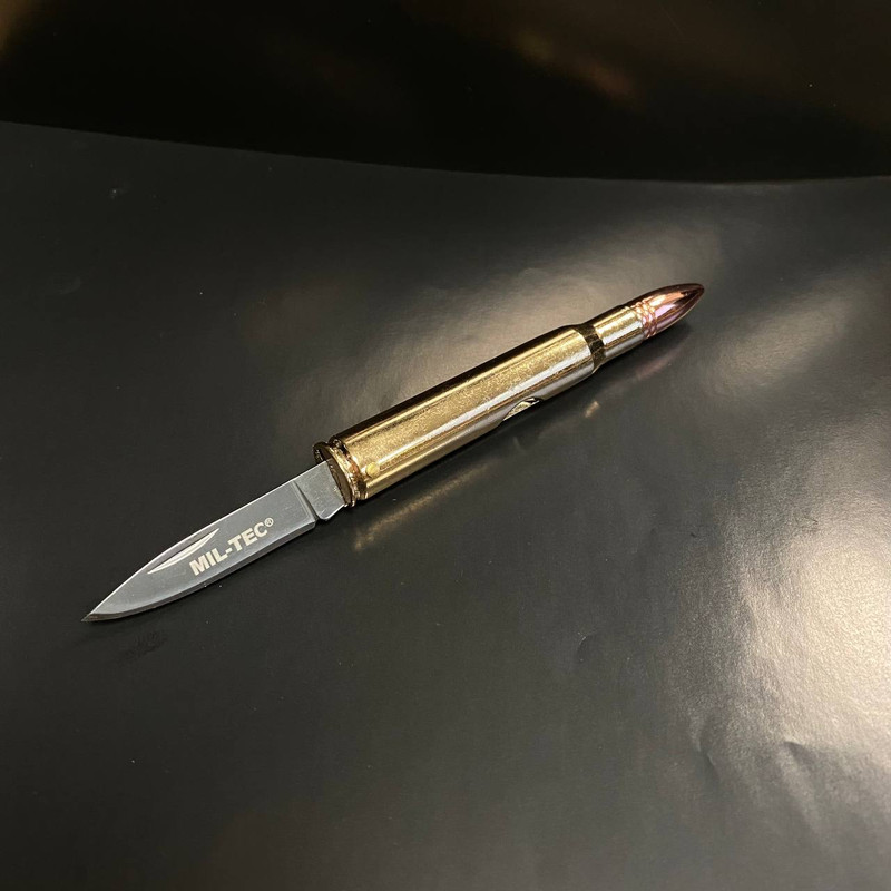Ніж тактичний Mil-Tec Складний у вигляді патрона (8см) PATRONENMESSER GROSS (15399300)
