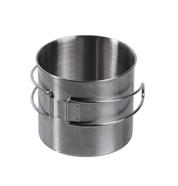 Кружка із нержавіючої сталі 800мл Mil-Tec TRINKBECHER STAINLESS STEEL 800 ML (DRAHTGRIFFE) (14602800)