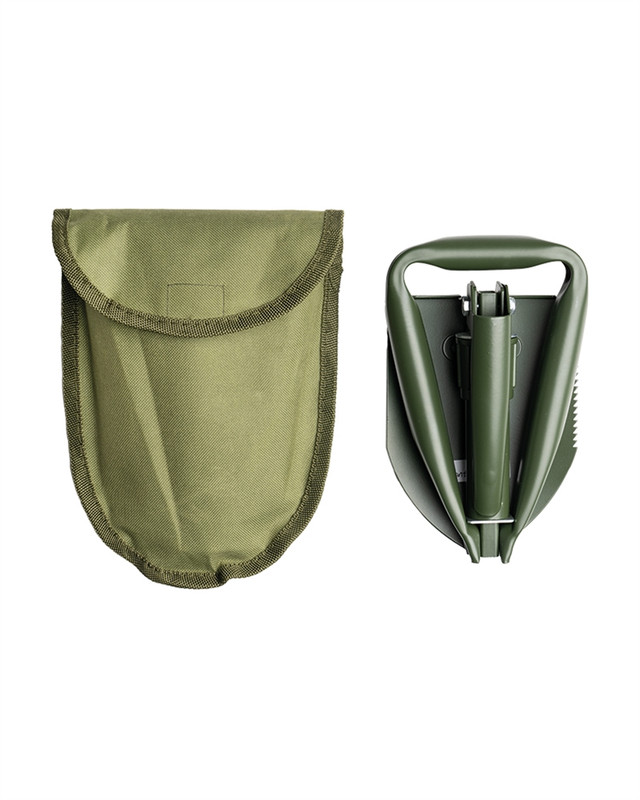 Лопата складана Mil-Tec саперна Small Trifold Shovel With Pouch Olive (15525501)