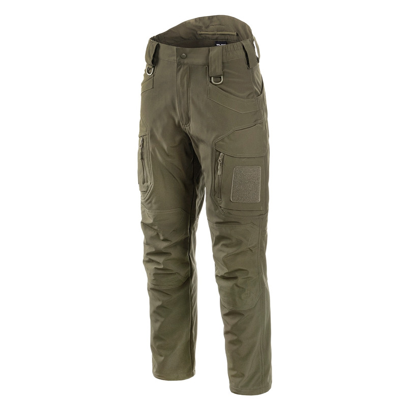 Штани тактичні Mil-Tec утеплені водонепроникні Softshell Assault Waterproof Pants XL Ranger Green (11380012-905-XL)