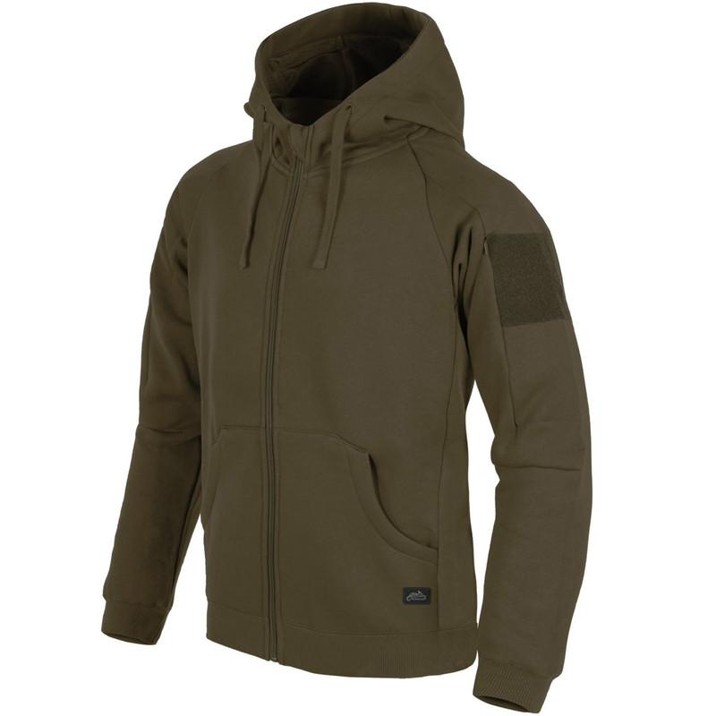 Кофта тактична Helikon-Tex худі на замку Tactical Hoodie Lite L Olive (BL-ULF-CB-82-B05-L)