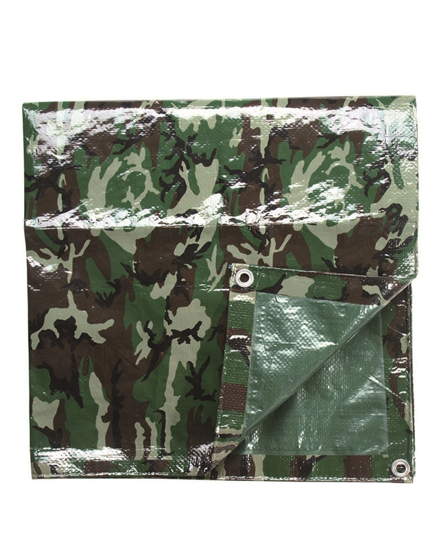 Тент тактичний Mil-Tec 190х300СМ Камуфляж ABDECKPLANE PE 190X300 CM WOODLAND (14240020)