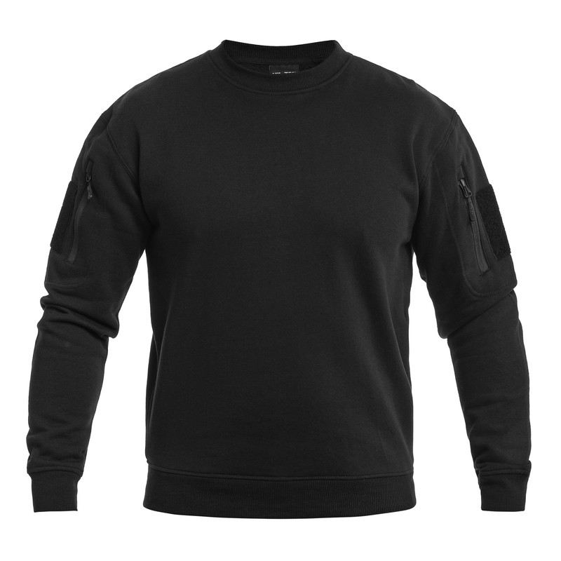 Кофта тактична Mil-Tec світшот Tactical Sweatshirt 2XL Black (11472402-906-XXL)