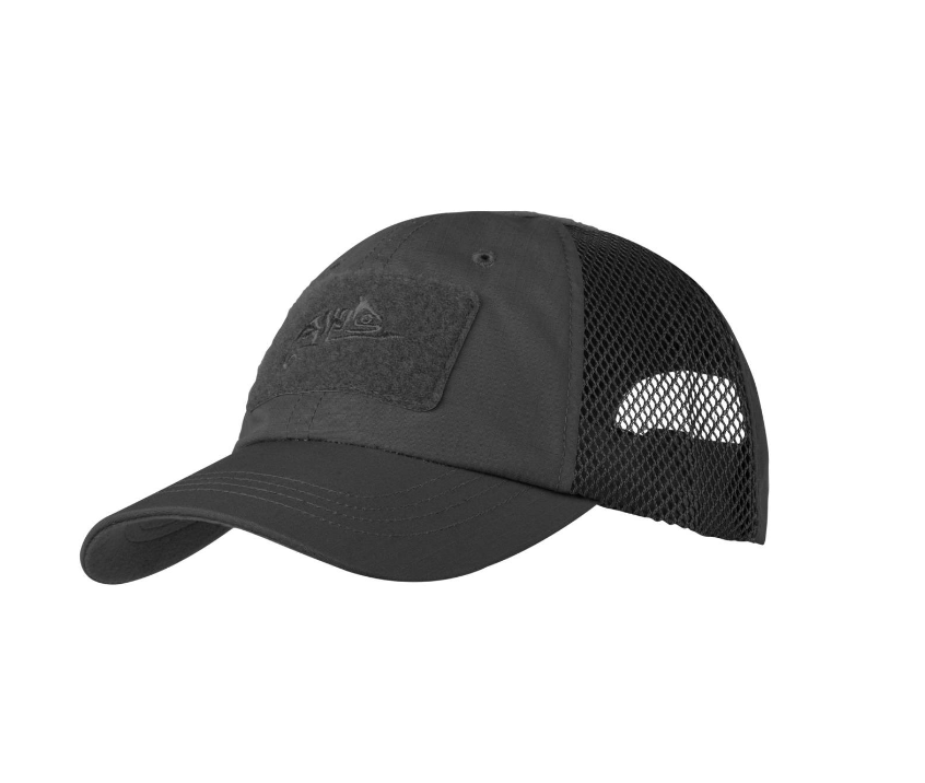 Бейсболка тактична Helikon-tex® з сіткою BBV Vent Cap Rip-Stop Black (CZ-BBV-PR-01)