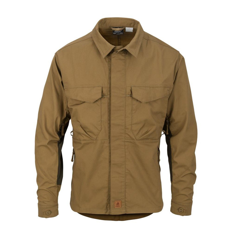Сорочка тактична Helikon-Tex XXL Койот, Олива WOODSMAN SHIRT COYOTE/GREEN (KO-WDN-DC-1109A-B07-2XL)