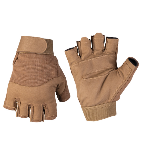 Рукавиці тактичні Mil-Tec Короткопалі XL Койот ARMY FINGERLINGE DARK COYOTE (12538519-905-XL)