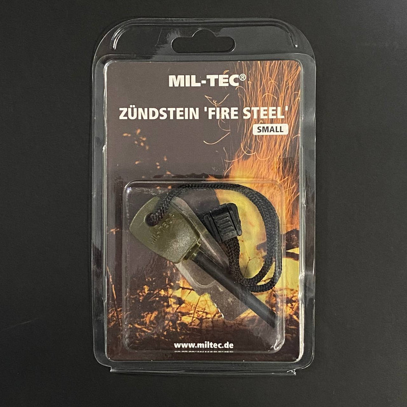 Кресало тактичне Mil-Tec ZÜNDSTEIN 'FIRE STEEL' SMALL (15273000)
