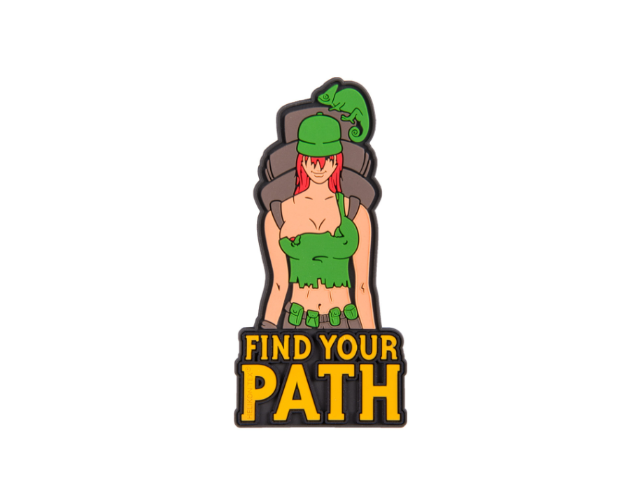 Шеврон тактичний Helikon-tex® "Find Your Path" Patch - PVC - Olive Green (OD-FYP-RB-02)