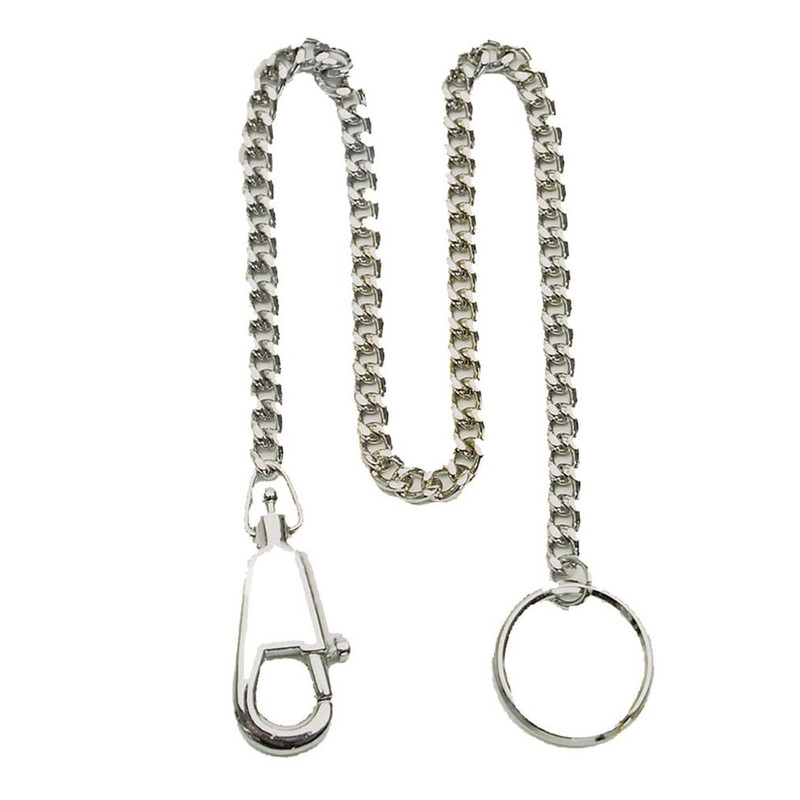 Ланцюжок із карабіном тактичний Mil-Tec Chain with a carabiner 40 cm Silver (15450018)