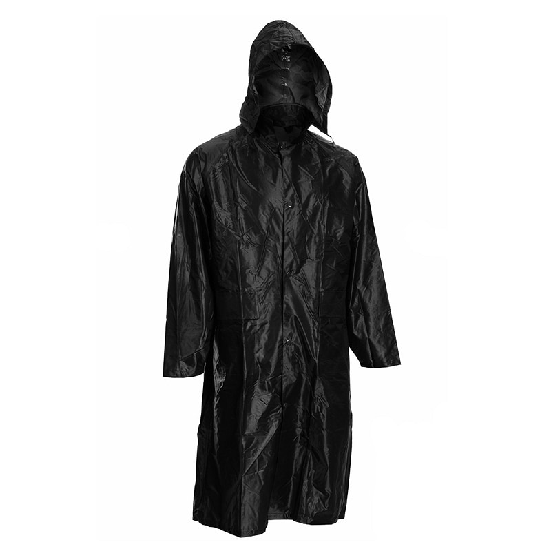 Дощовик тактичний Mil-Tec непромокний Weather Jacket Coat M Black (10625202-903-M)