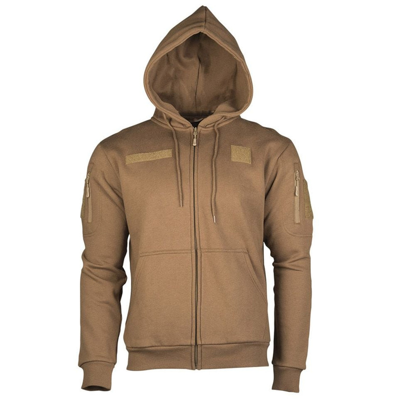 Кофта тактична Mil-Tec Tactical Hoodie Zipper S Coyote (11472019-902-S)