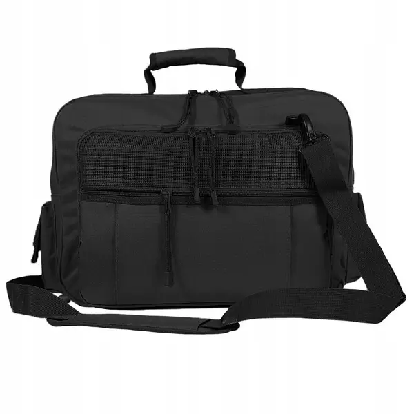 Сумка-рюкзак тактична Mil-Tec Для документів 41х33х17см Чорна AVIATOR DOCUMENT CASE SCHWARZ (13823002)