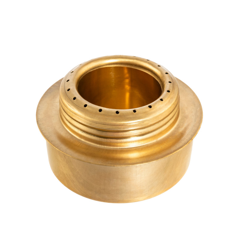 Пальник-спиртівка тактична Mil-Tec туристична плита Латунна Spirit Stove 7,5x4,8x7 см (14914000)