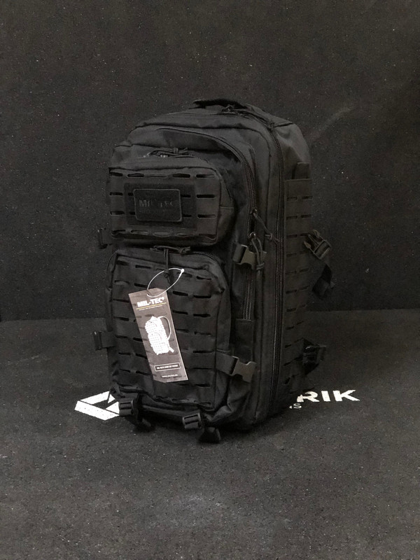 Рюкзак тактичний 36Л Чорний Assault Laser Cut L 36 л Mil-Tec BLACK (14002702-36)