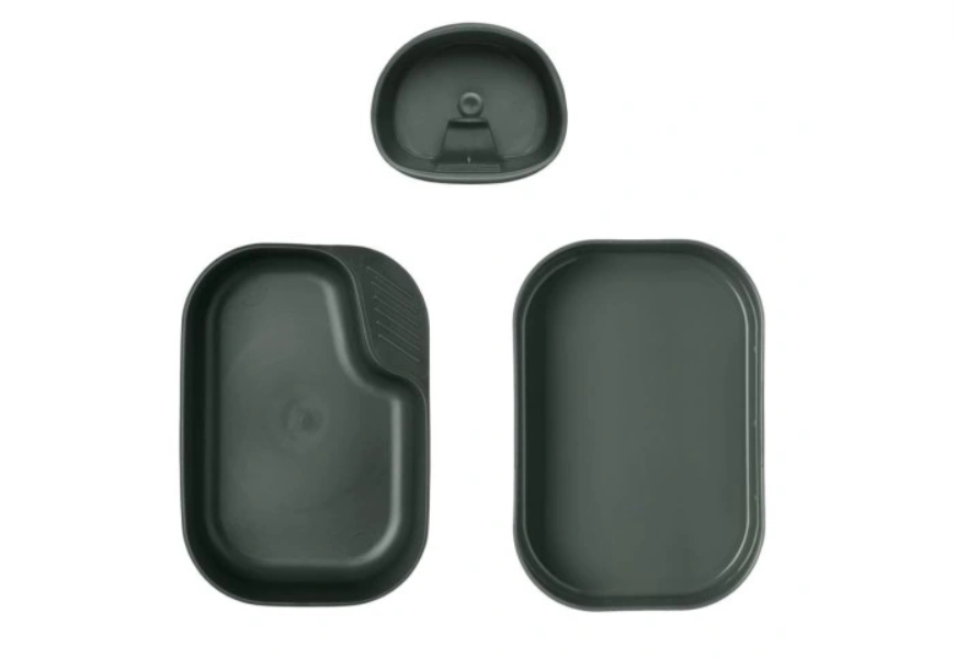 Набір посуду 3 Олива Wildo Helikon-Tex Camp-a-box Basic Olive green (SE-CAS-PP-02)(W30264)