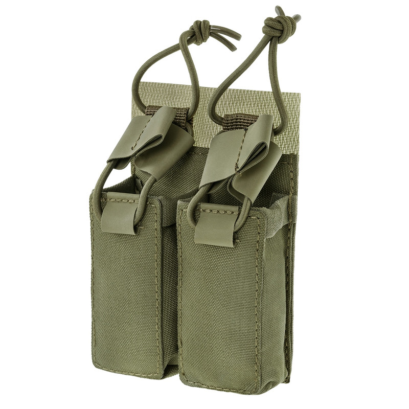 Підсумок Mil-Tec 2 магазини пістолета Pouch with Hook&Loop Backside Olive (13495801)