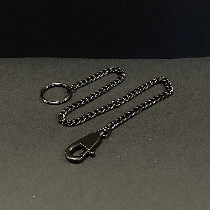 Ланцюжок із карабіном тактичний Mil-Tec Чорний MESSERKETTE M.KARABINER (15450002)