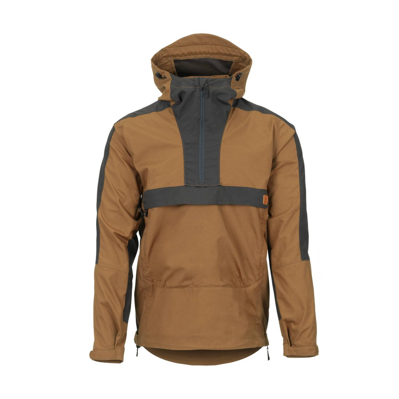 Куртка тактична Helikon-Tex Анорак Вітронепродувний XL Койот, Сірий KURTKA ANORAK WOODSMAN (KU-WDN-DC-1185A-B06-XL)