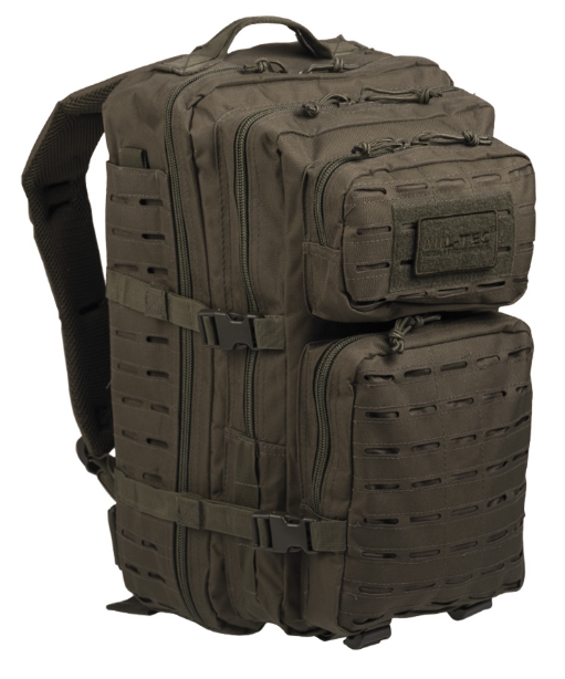 Рюкзак тактичний Лазер 36Л Олива Mil-Tec US ASSAULT PACK LG LASER CUT (14002701-36)