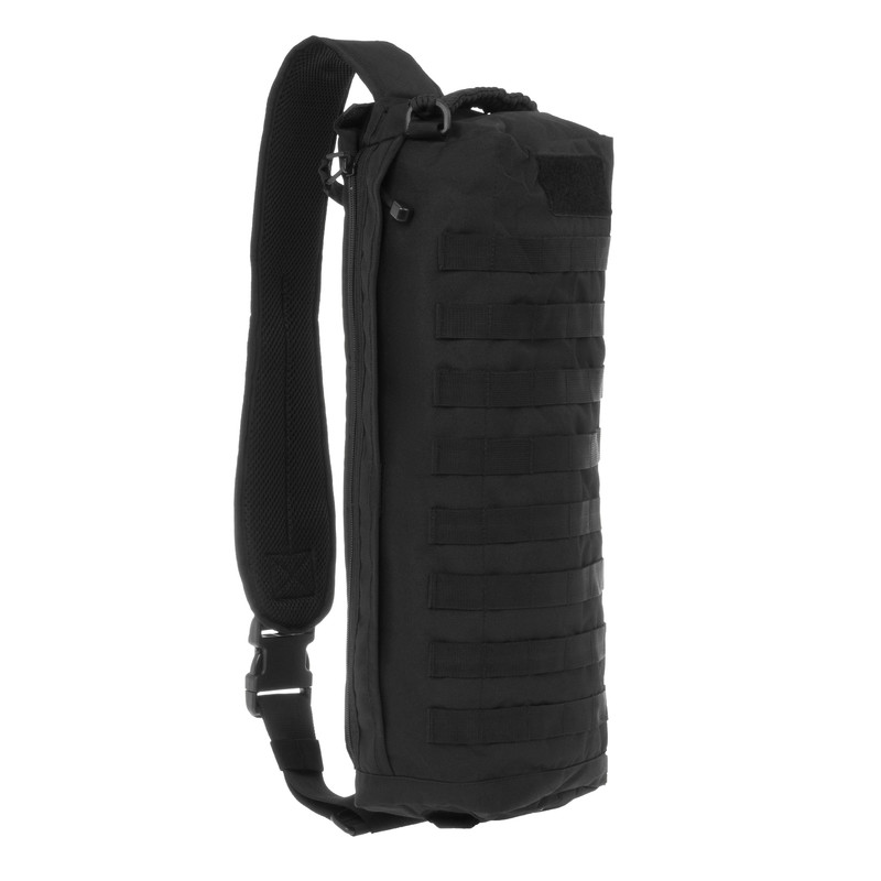 Сумка тактична плечова Mil-Tec 15Л Чорна Sling Bag Tanker Black (13726302)