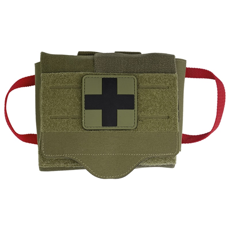 Підсумок-аптечка тактична Mil-Tec Зі швидким скидом IFAK Quick Draw Pack First Aid Kit Olive (13491101)