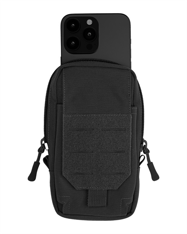Підсумок тактичний Mil-Tec для телефона Molle Fieldcom Pouch Black (13486202)
