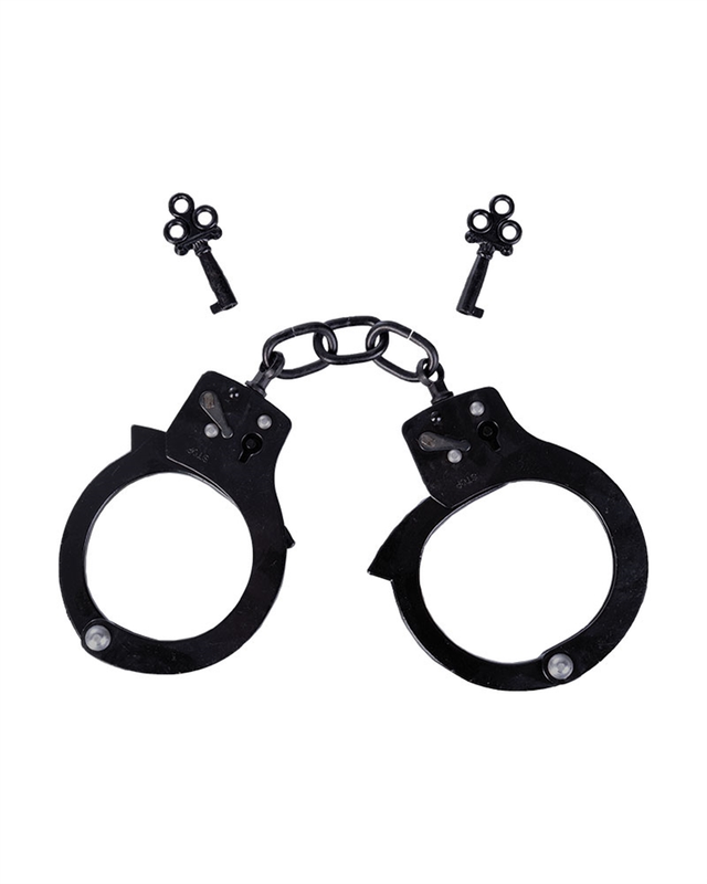 Наручники тактичні Mil-Tec Сталеві Чорні HAND CUFFS SINGLE LOCK SCHWARZ O.GEW.AG (16202000)