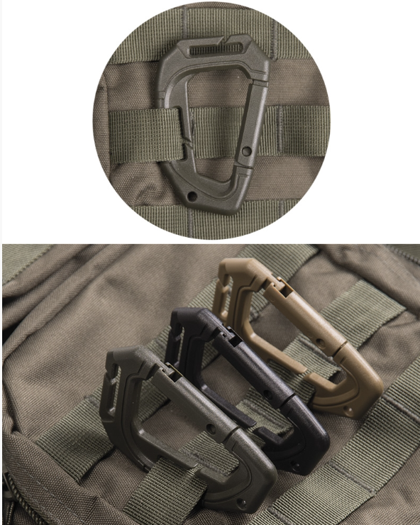 Набір 2 карабіни Mil-Tec Койот TACTICAL KARABINER MOLLE (2 ST./BLISTER) COYOTE (15922505) — фото 5