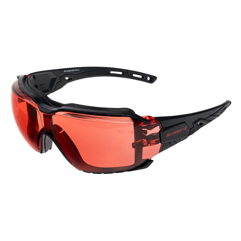 Окуляри тактичні SWISS EYE Балістичні TargetV620 Tactical Glasses Vermilion/Black (15624010)
