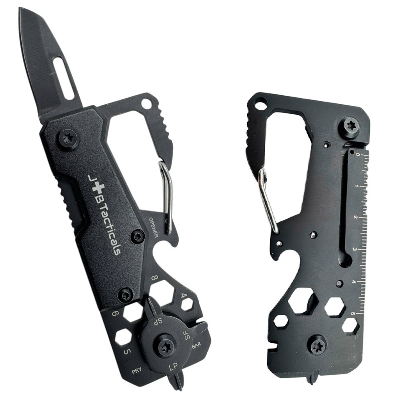 Мультитул тактичний JB Tacticals картка 13в1 Multitool EDC card Black (JB-MLT-0008)