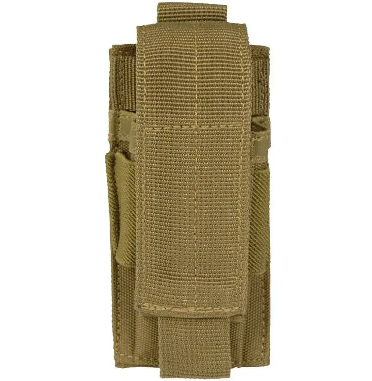 Підсумок для магазинів пістолета Койот Mil-Tec MAG.TASCHE F.PISTOLE SINGLE COYOTE (13495405)