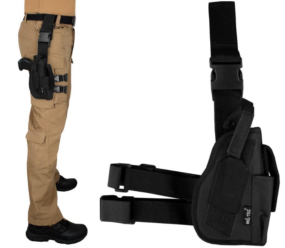 Кобура для пістолета Mil-Tec Чорна TIEFZIEHHOLSTER RECHTS (16140002)