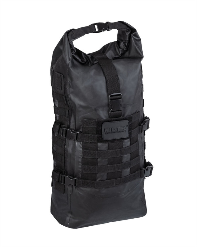 Рюкзак тактичний Mil-Tec Водонепроникний 35Л Чорний TACTICAL BACKPACK SEALS DRY-BAG SCHWARZ (14046502-35)
